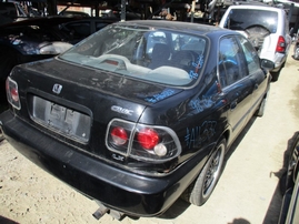 1998 HONDA CIVIC LX BLACK 4DR 1.6L AT A16337